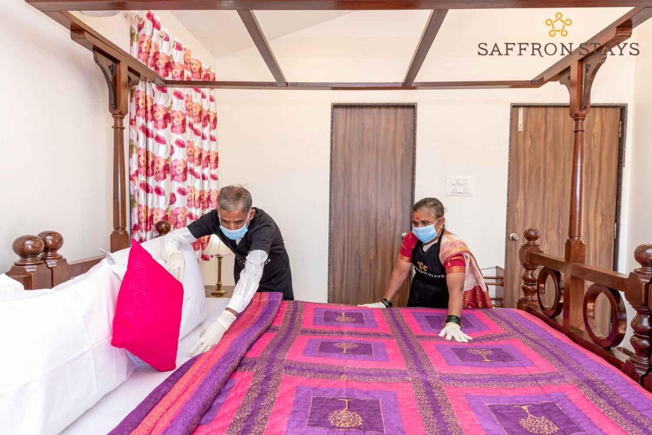 Saffronstays Horizon 360, Mahabaleshwar - Pet-Friendly Villa For Family Surrounded By Forest Views Kültér fotó